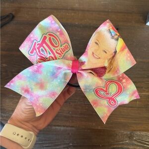 JoJo Siwa Multicolor Cheer Hair Bow with Logo